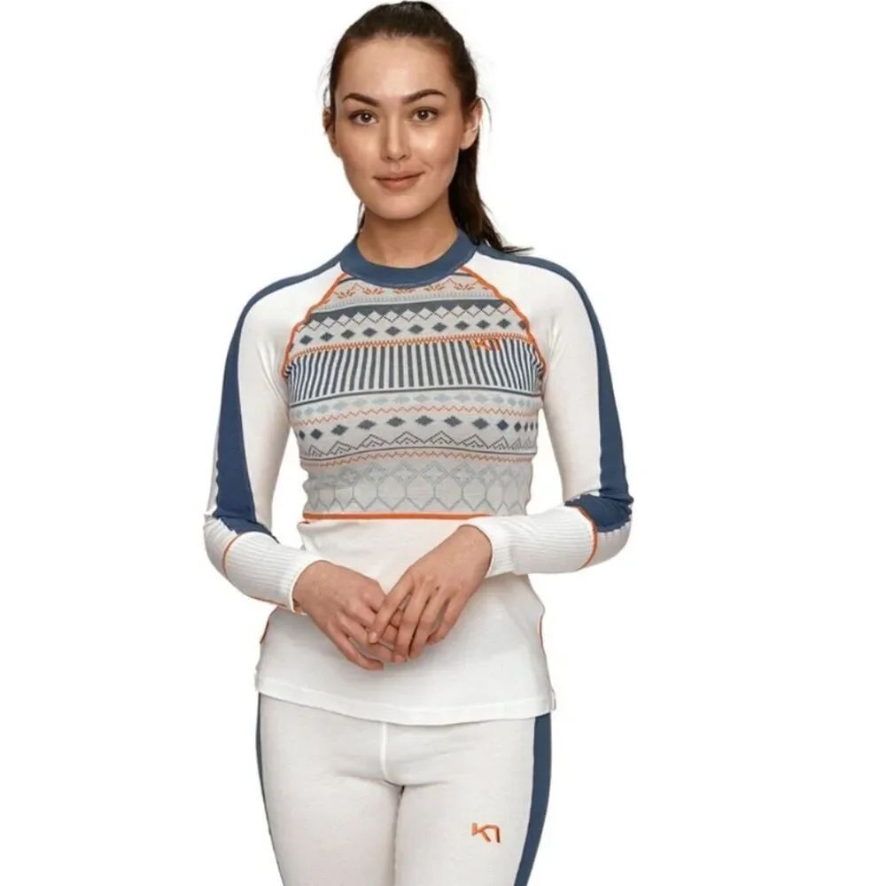 Like New! Kari Traa Perle Top Long Sleeve Base Layer in Size M